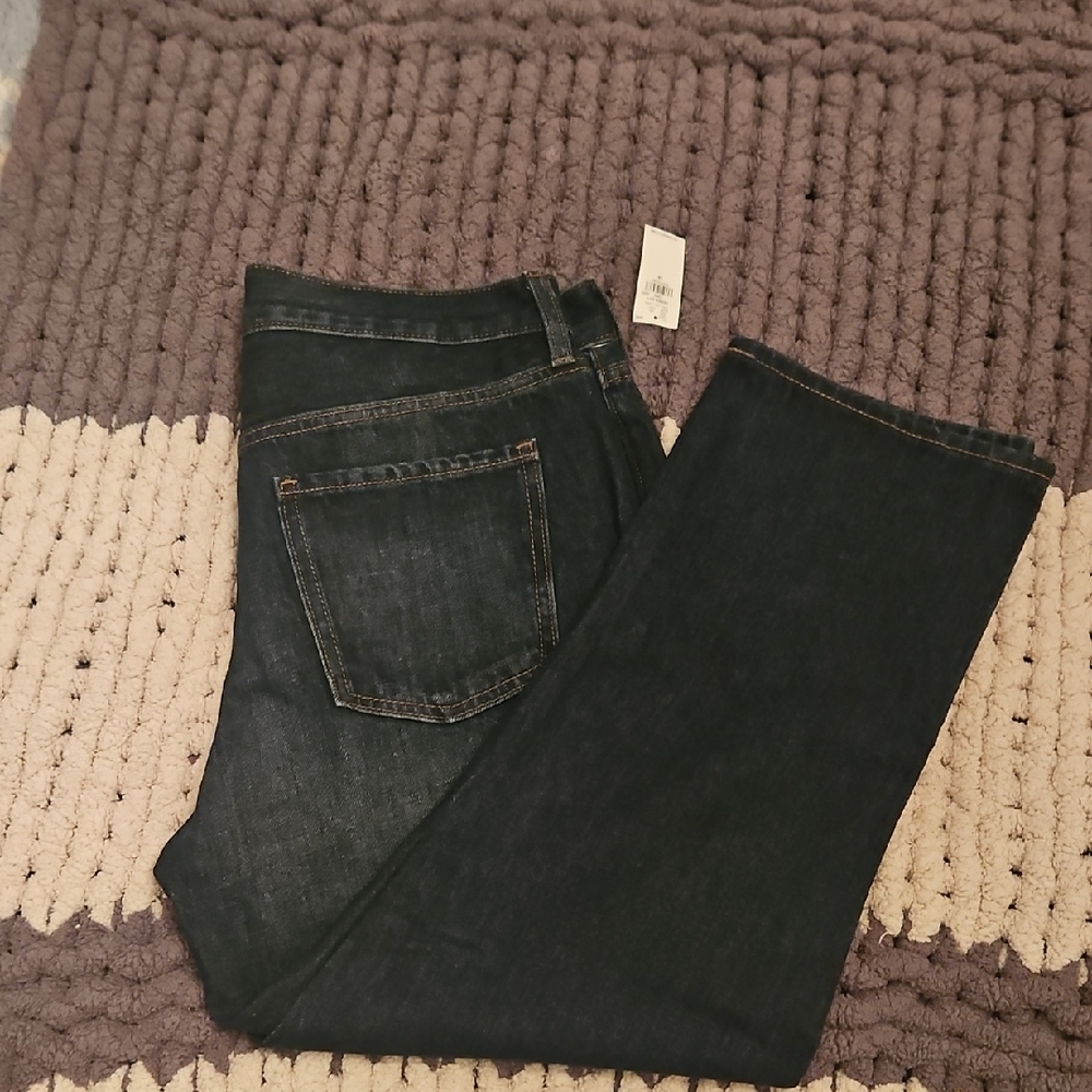 Old Navy High Rise Slouchy Straight Leg Jean